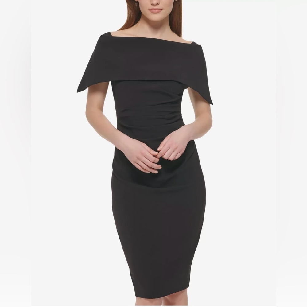 Vince Camuto Black Strapless Dress